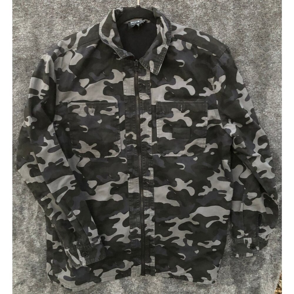 Dogg Supply by Snoop Dogg Jacket Mens M Medium Camo Full Zip Long Sleeve